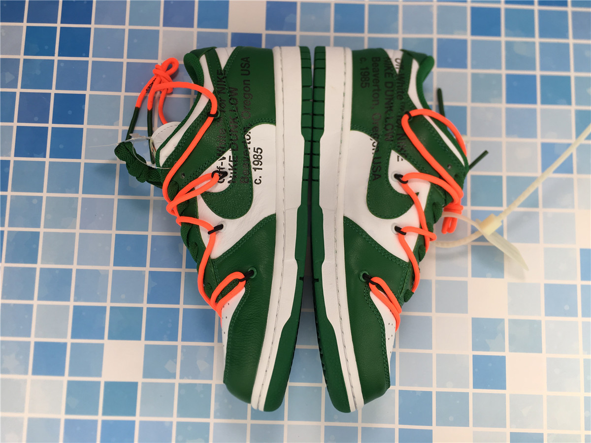 OFF-WHITE x Dunk Low Pine Green CT0856-100